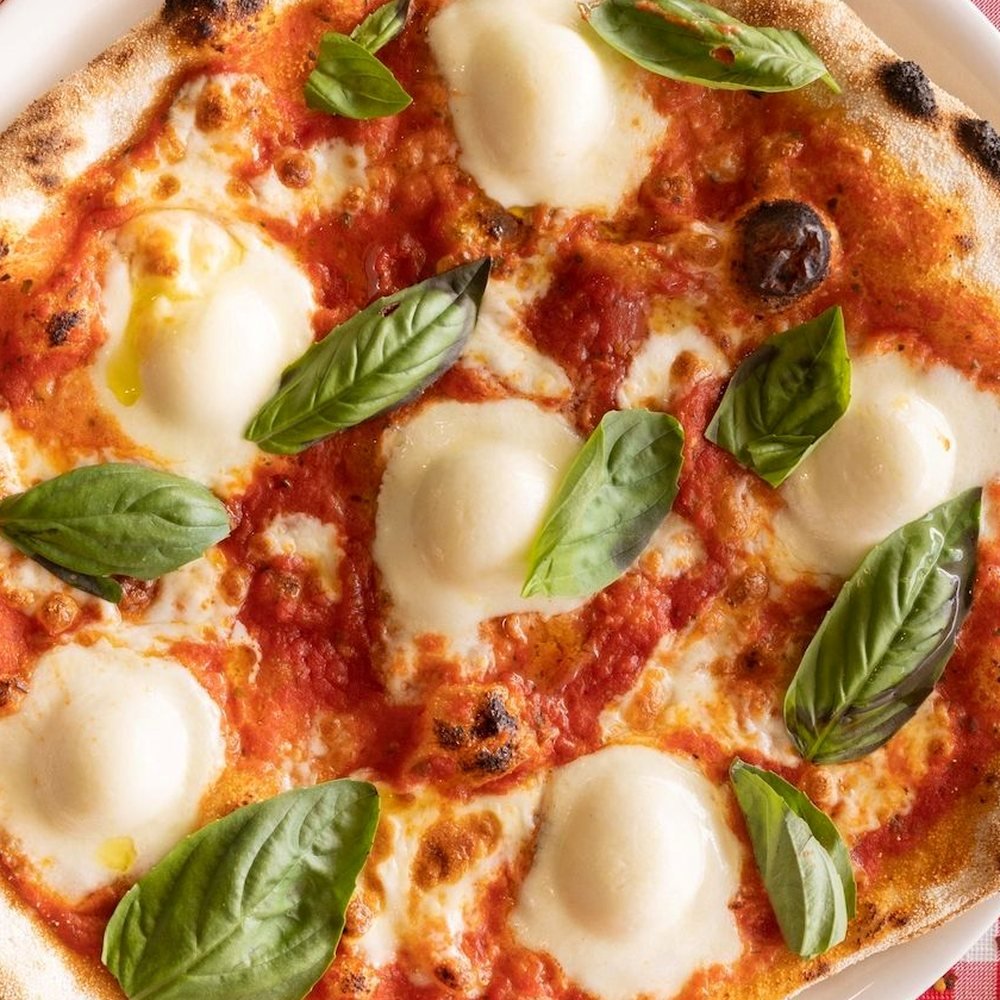 Wood-fired bufala pizza — best pizza in Morningside, Brisbane