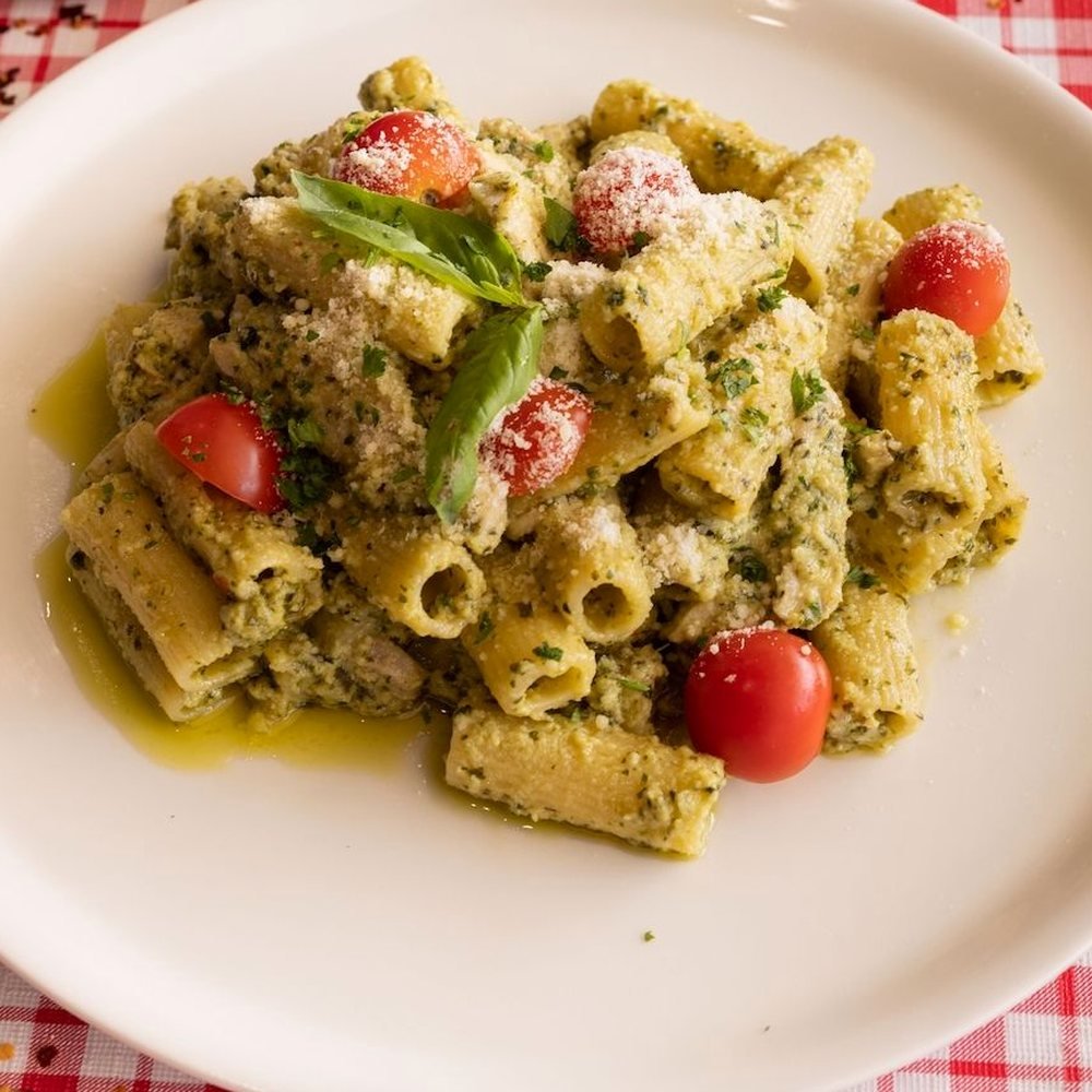 Rigatoni al pesto